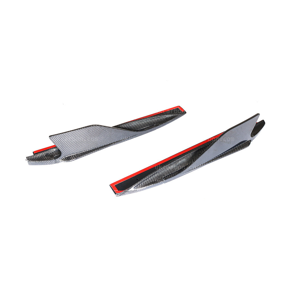 Audi R8 V8 V10 Plus Carbon Fibre Side Skirt Fins Splitter Body Kit by UKCarbon