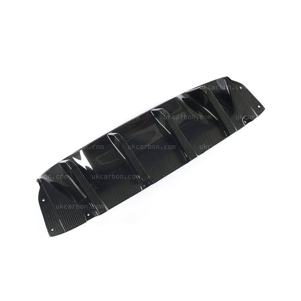 BMW M5 F90 Competition Carbon Fibre Rear OEM M Performance Diffuser by UKCarbon