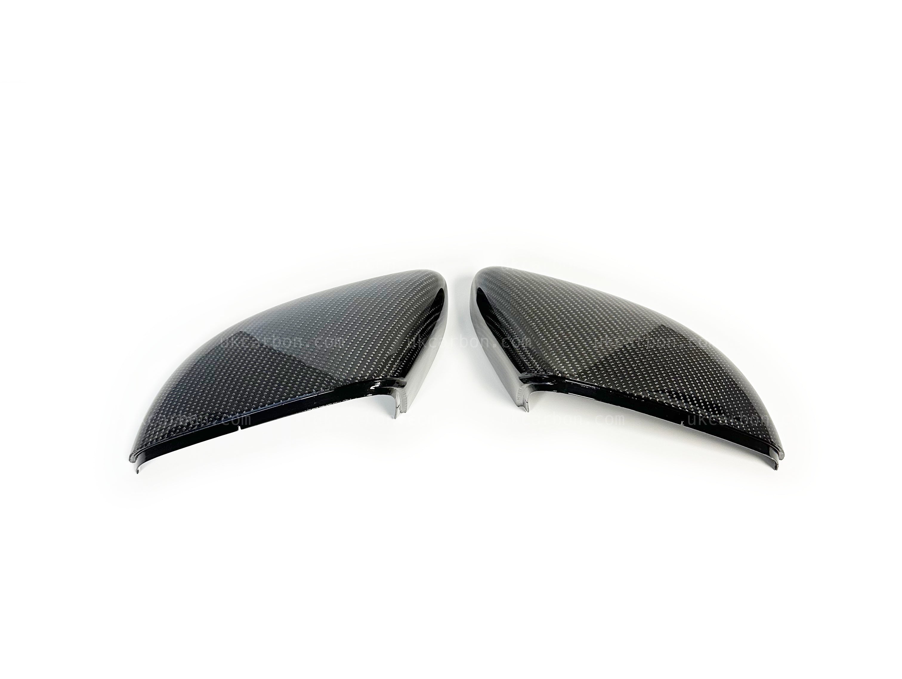 Volkswagen VW Golf GTi R MK6 Carbon Wing Mirror Cover Replacements by UKCarbon