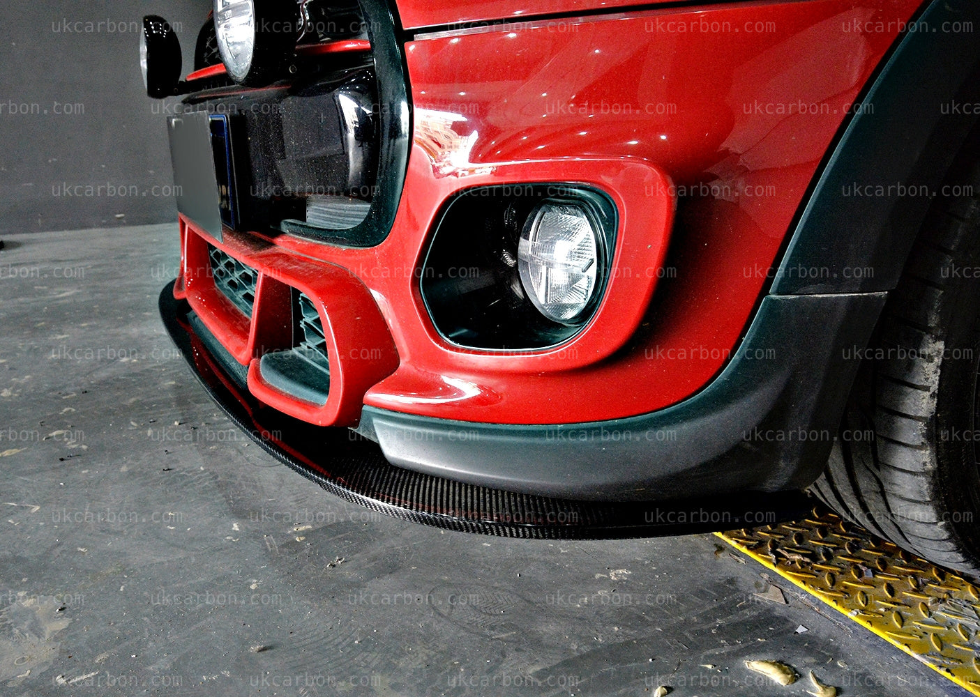 Mini Cooper JCW Splitter Lip Carbon Kit John Cooper Works 14-18 by UKCarbon