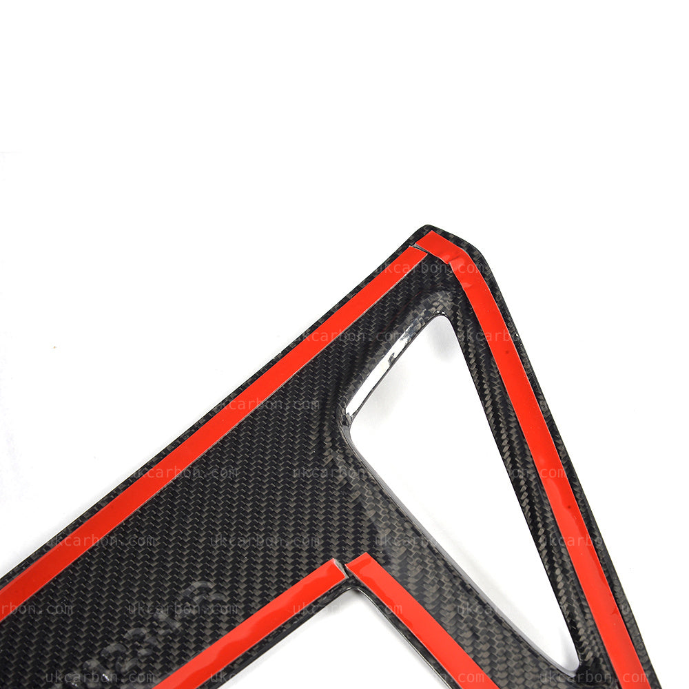 Tesla Model S Carbon Fender Fibre Trim Insert Vents Kit P85D P100D by UKCarbon