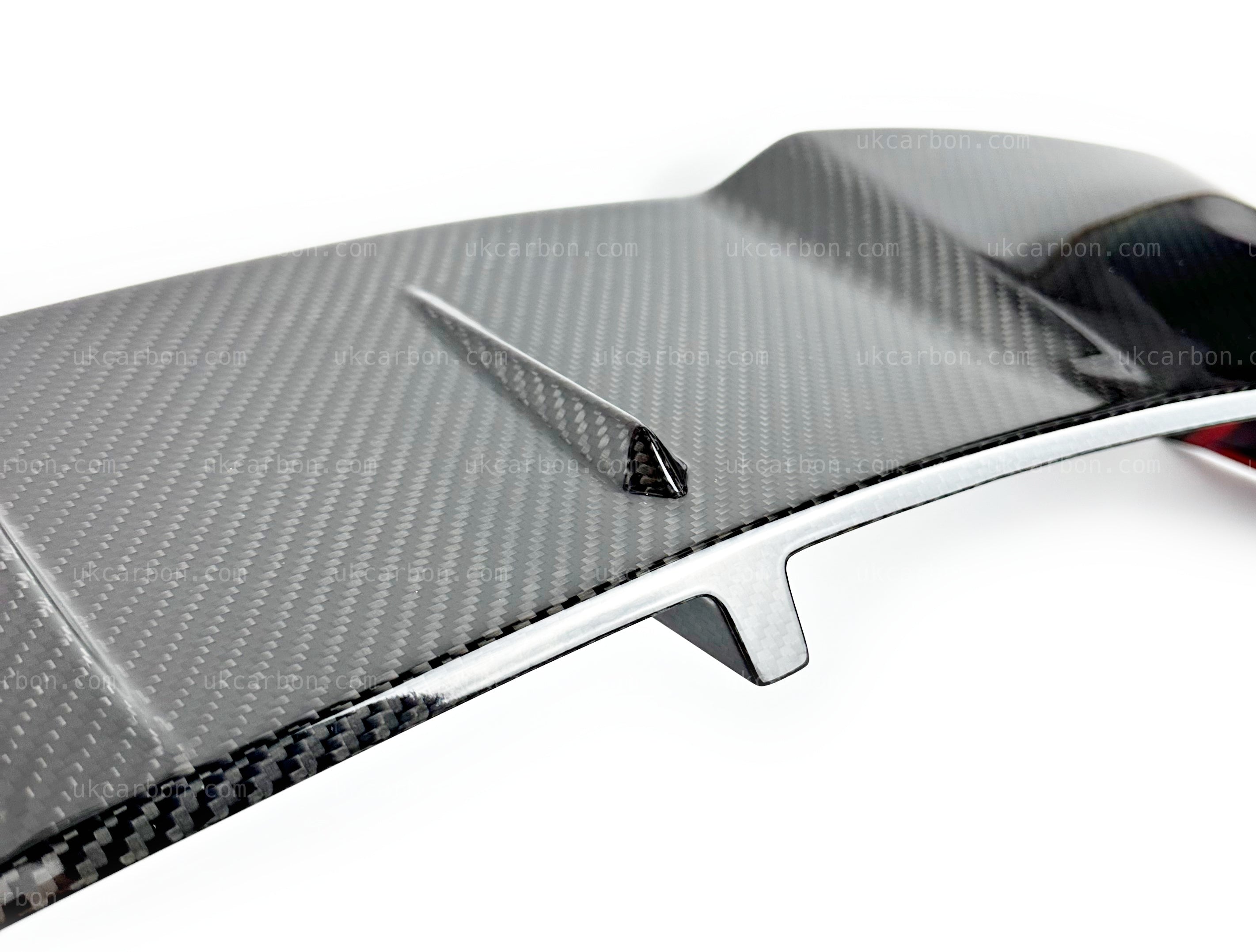 Audi RS6 Spoiler Pre Preg Carbon Fibre C8 2018 Rear Upper Boot + by UKCarbon