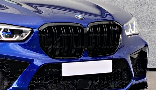 BMW X5 X5M Gloss Black Front Grille Replacement M Performance G05 by UKCarbon