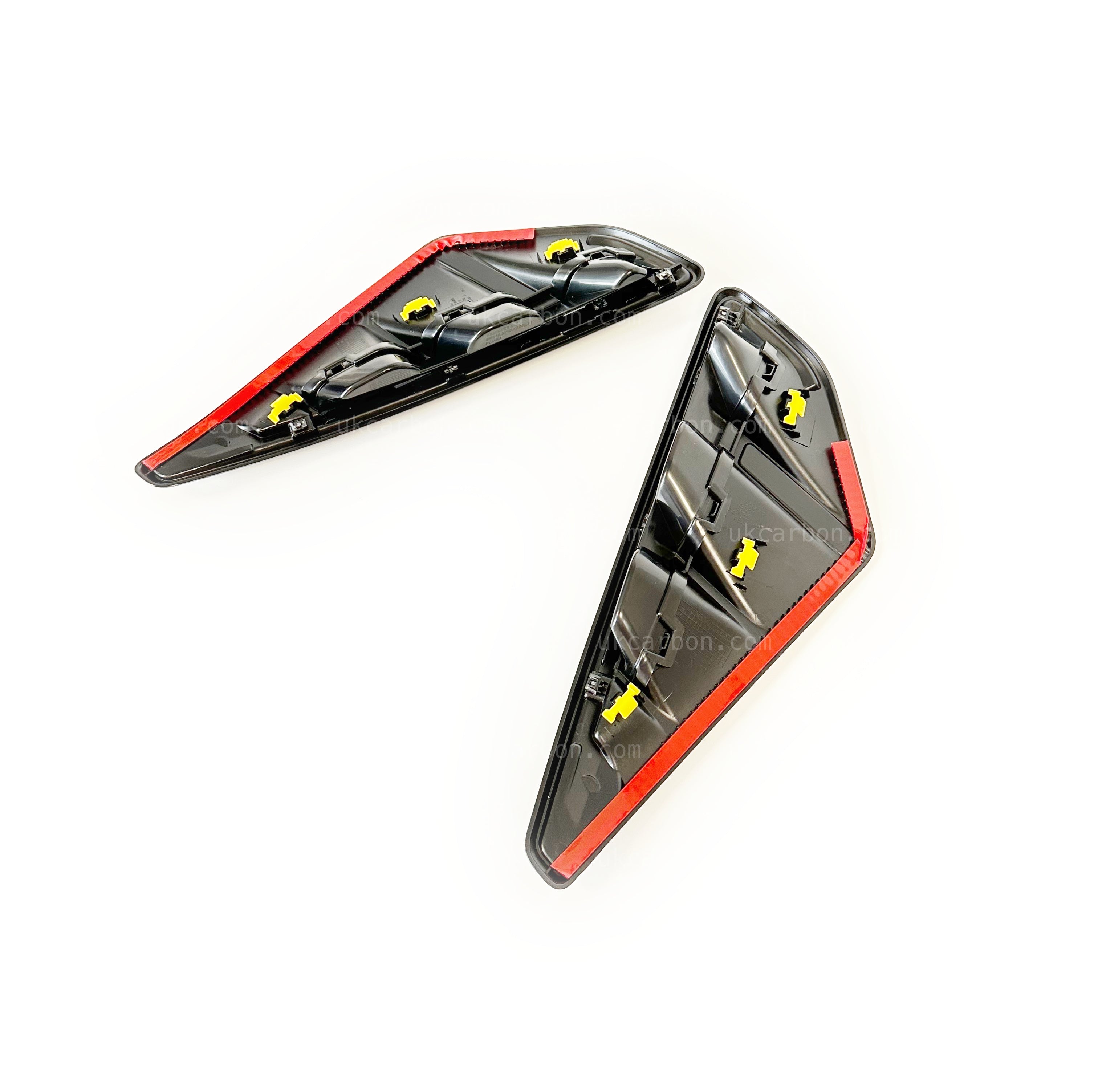 BMW X5 X5M Gloss Black Fender Vents Upgrade Cover Replacement G05 by UKCarbon