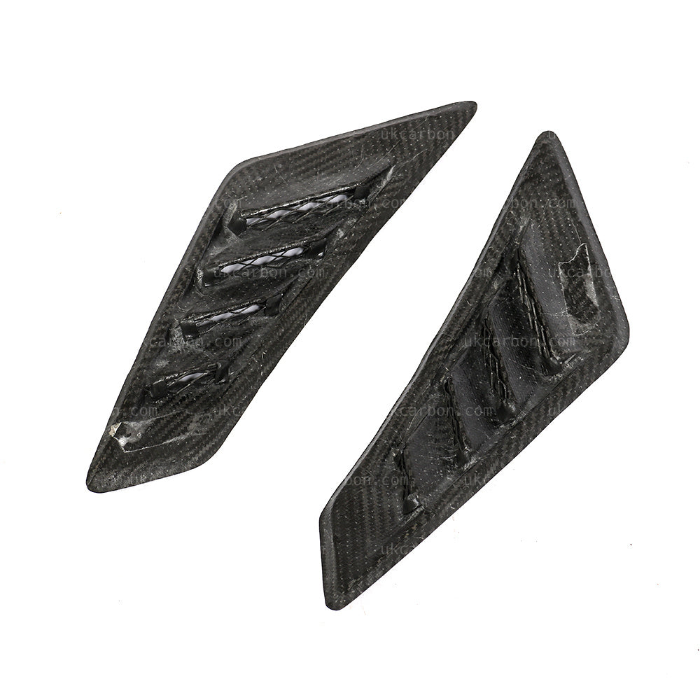 HONDA CIVIC TYPE R Carbon Fibre Fender Vents Grille Cover Trim FK2 by UKCarbon