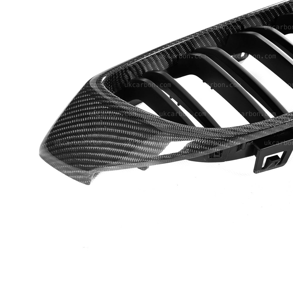 BMW M3 M4 Carbon Kidney Grille Replacement M Performance F80 F82 by UKCarbon