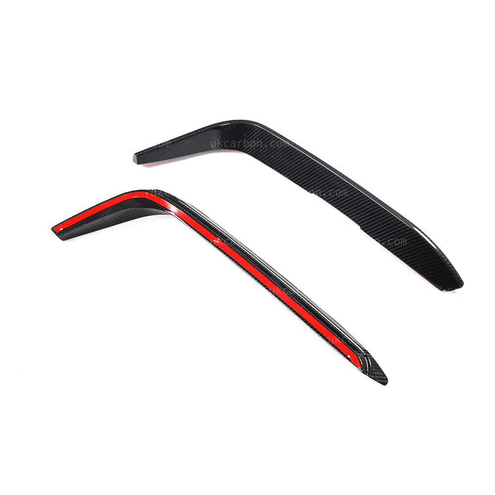 Alfa Romeo Giulia Carbon Fibre Canards Insert by UKCarbon