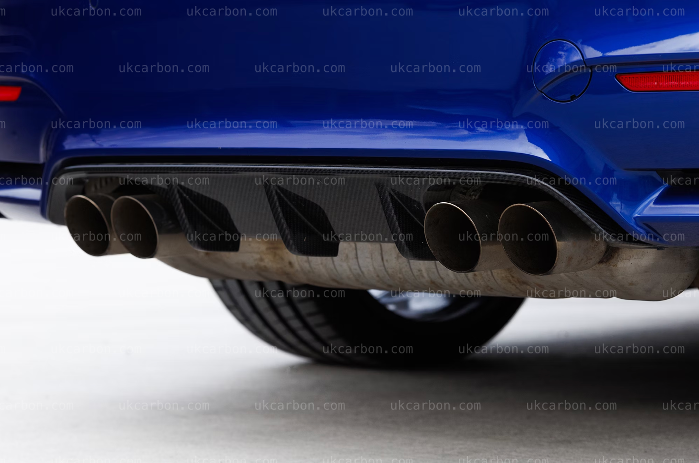 BMW M3 M4 Carbon Diffuser OEM Style M Performance Kit F80 F82 F83 by UKCarbon