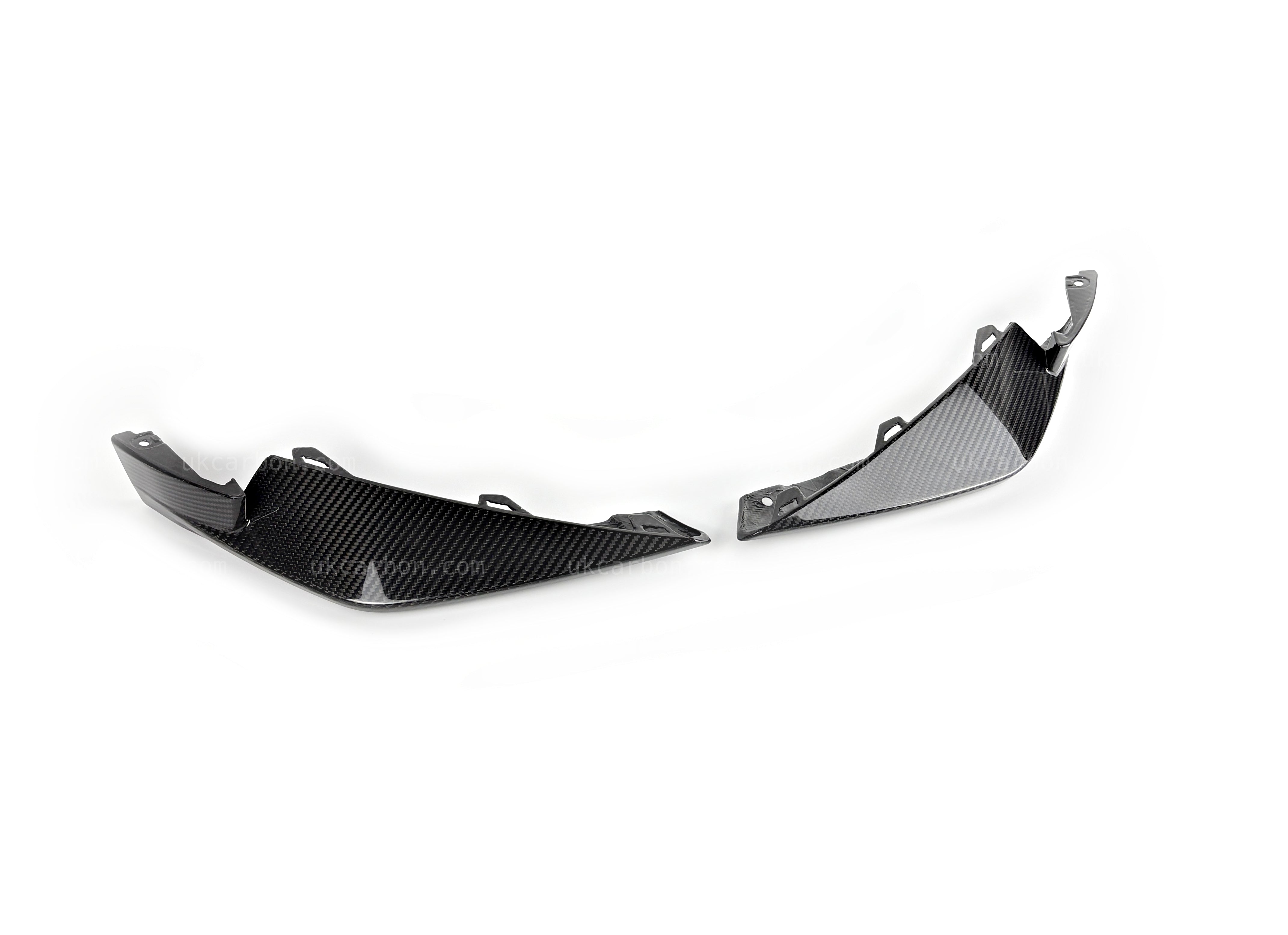 BMW M3 M4 Front Bumper Corner Splitter Pre Preg Carbon Fibre G80 G82