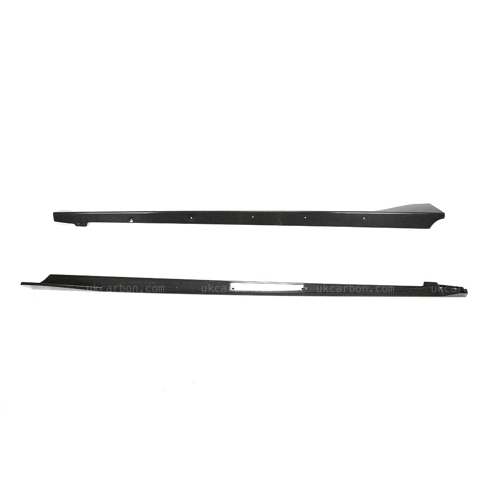 Toyota Supra Side Skirts Carbon Fibre A90 2019+ Extension Lip Kit by UKCarbon