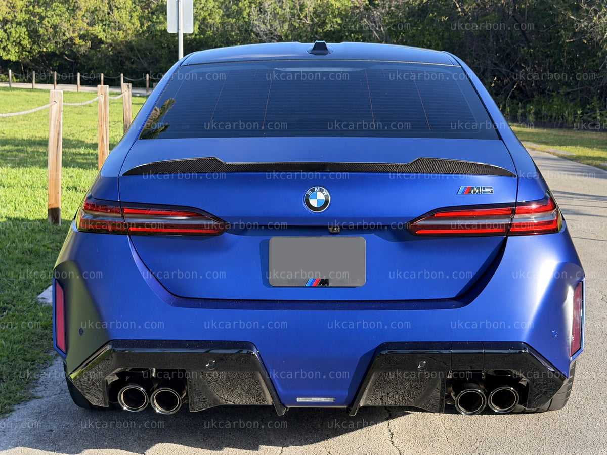 BMW M5 Spoiler 5 Series G60 G90 Saloon Carbon Fibre Boot Lip