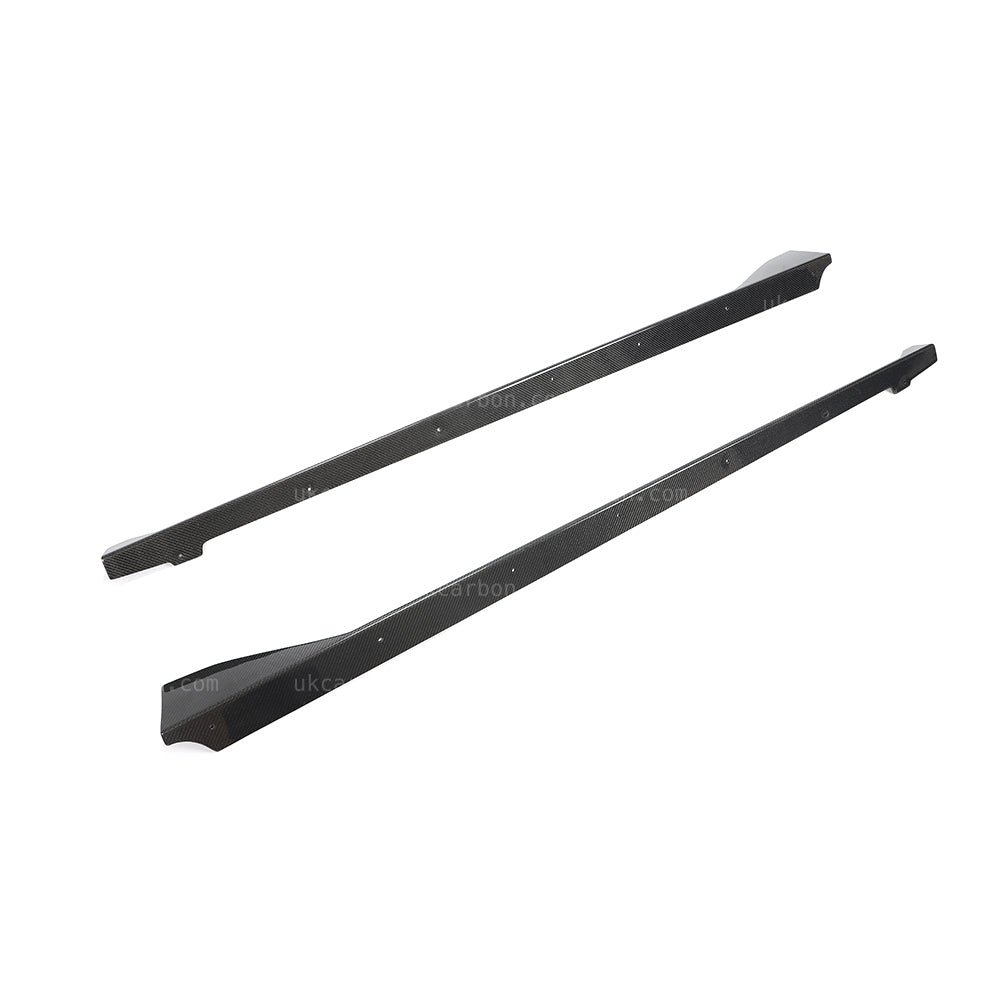 Toyota Supra Side Skirts Carbon Fibre A90 2019+ Extension Lip Kit by UKCarbon