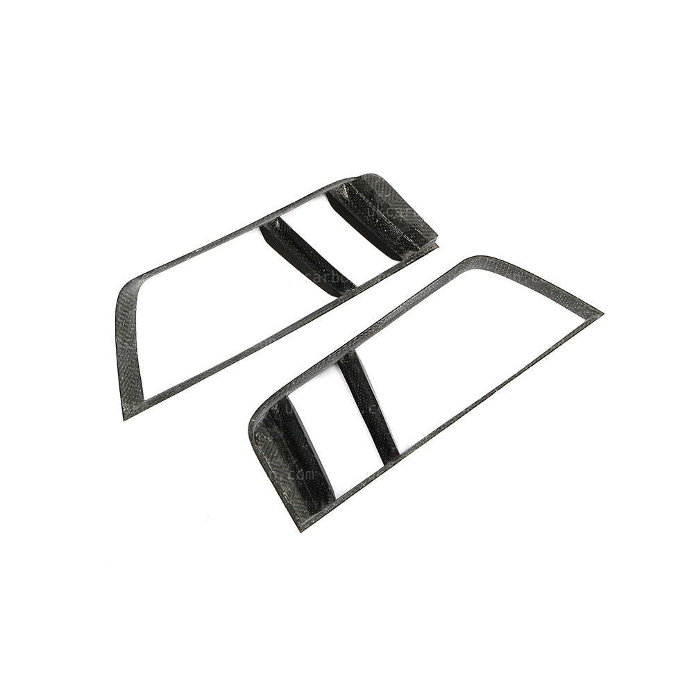 Audi R8 Rear Carbon Fibre Pre Preg Bumper Grille Intake Insert