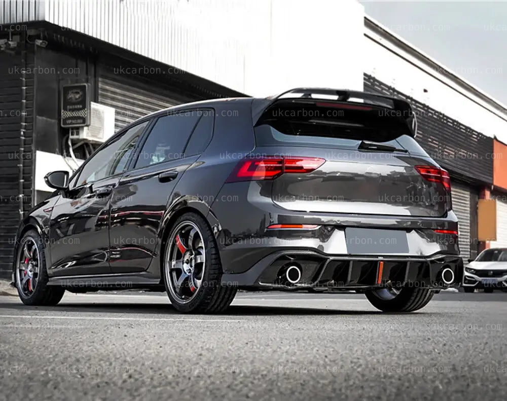 Volkswagen MK8 Golf GTI Diffuser Pre Preg Carbon Fibre by UKCarbon