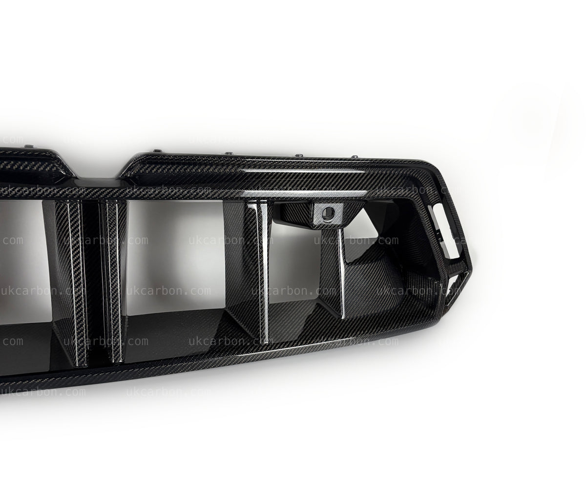 BMW M5 G90 G99 Carbon Fibre Lower Grille Bumper Trim Insert