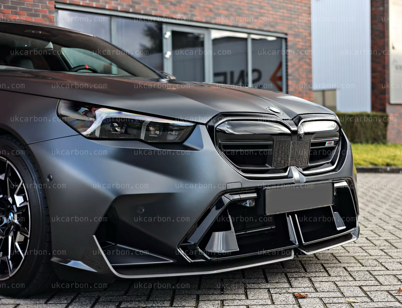 BMW M5 Splitter Pre Preg G90 G99 M Performance Style Front Bumper Lip Kit