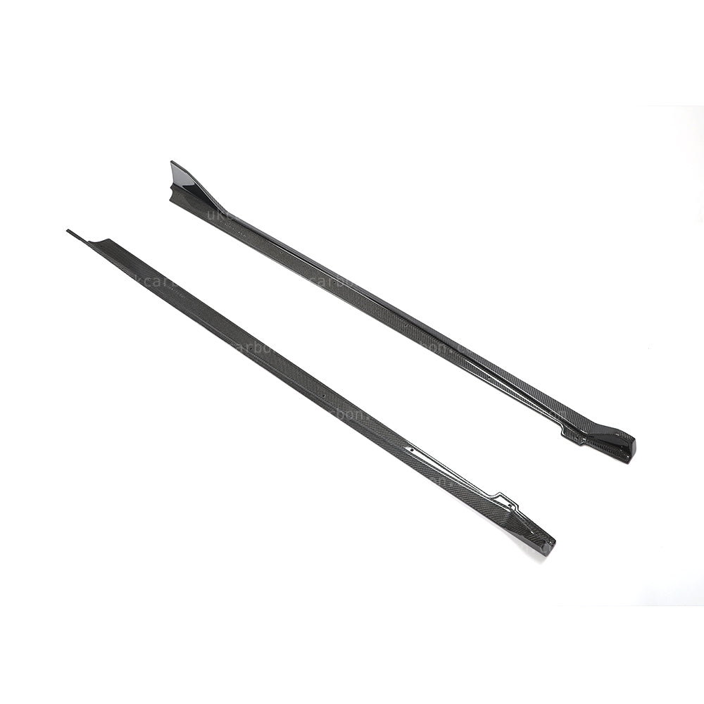 Toyota Supra Side Skirts Carbon Fibre A90 2019+ Extension Lip Kit by UKCarbon
