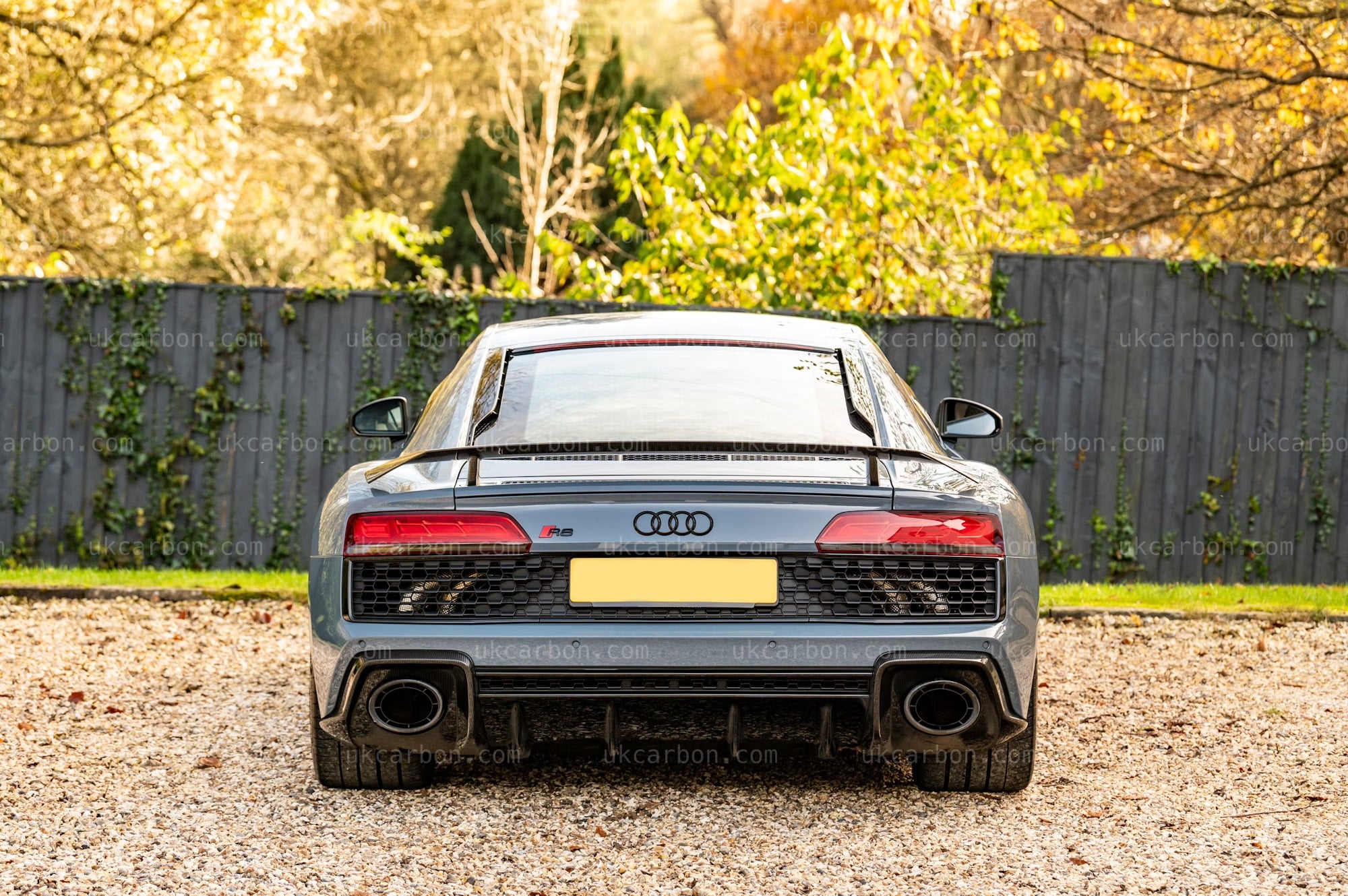 Audi R8 Spoiler OEM Style Gen 2 LCI Coupe Carbon Fibre 2019 - 2024 by UKCarbon