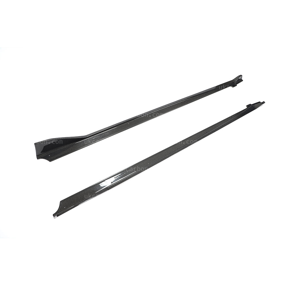 Toyota Supra Side Skirts Carbon Fibre A90 2019+ Extension Lip Kit by UKCarbon