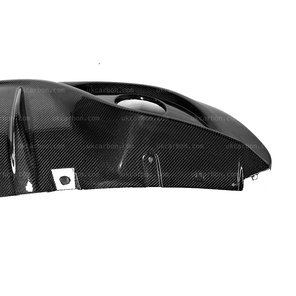 Alfa Romeo Giulia Veloce Ti Sport Carbon Fibre Diffuser by UKCarbon