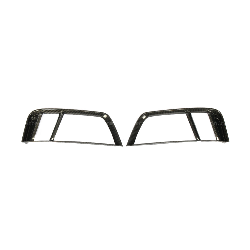 Audi R8 Rear Carbon Fibre Pre Preg Bumper Grille Intake Insert