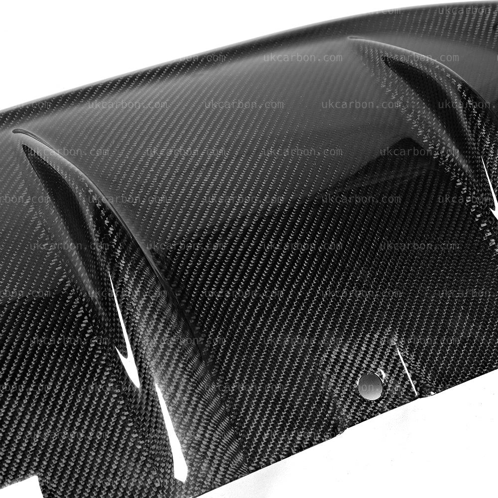 Alfa Romeo Giulia Veloce Ti Sport Carbon Fibre Diffuser by UKCarbon