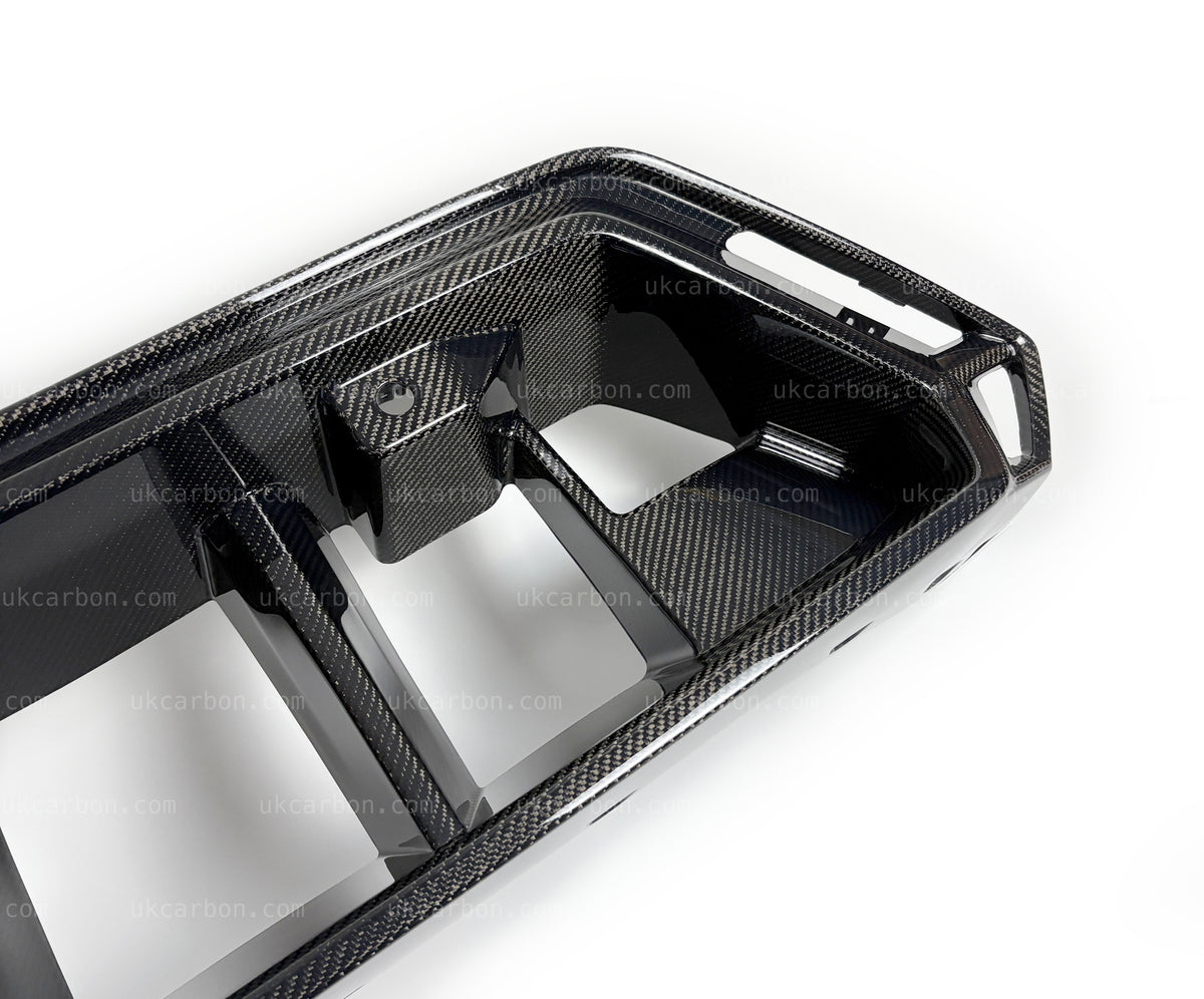 BMW M5 G90 G99 Carbon Fibre Lower Grille Bumper Trim Insert