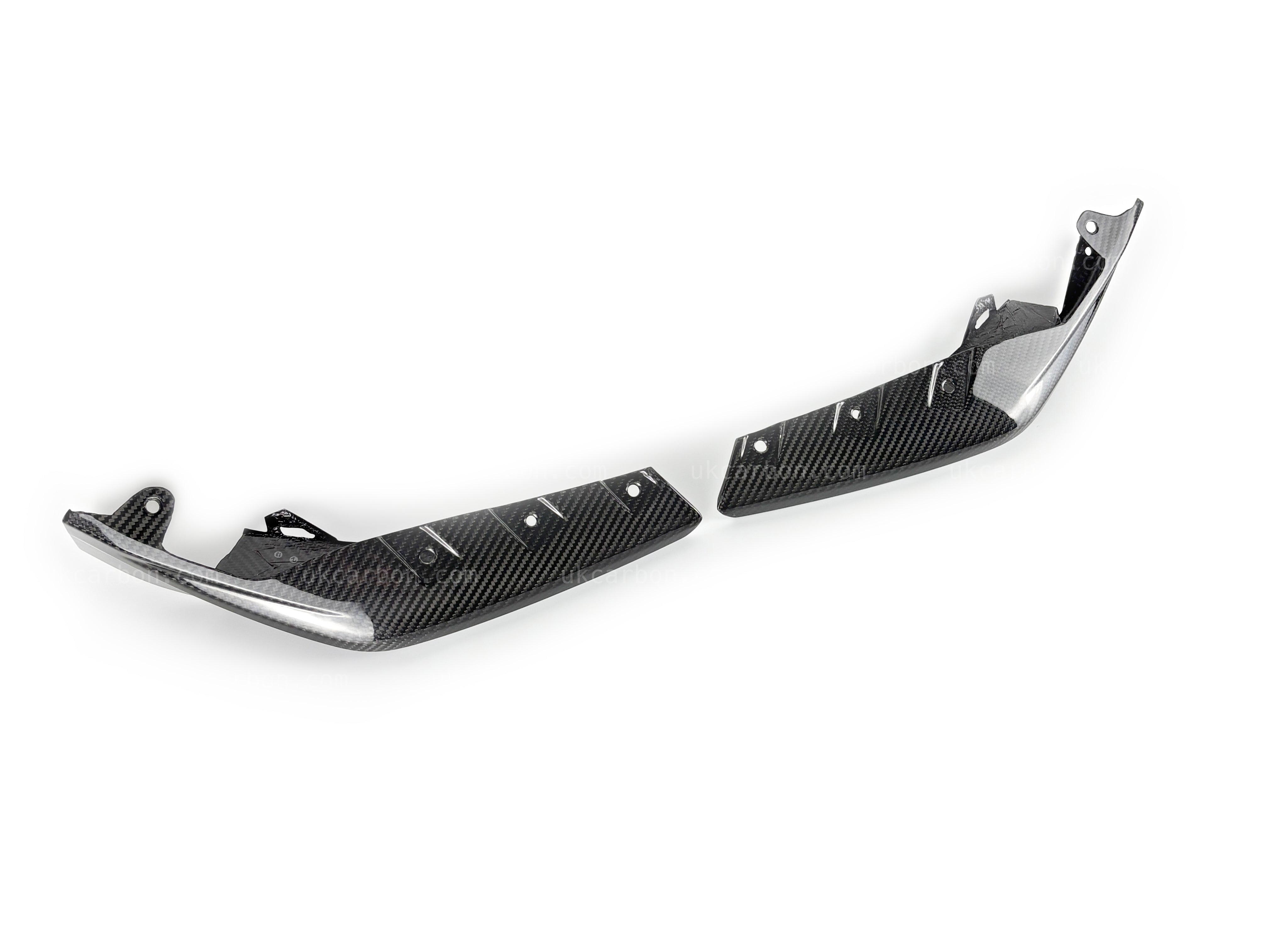 BMW M3 M4 Front Bumper Corner Splitter Pre Preg Carbon Fibre G80 G82