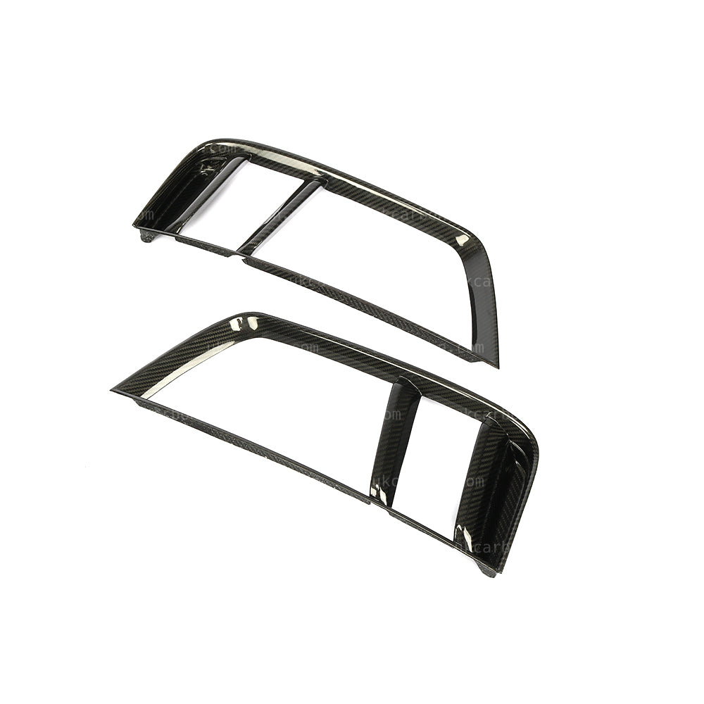 Audi R8 Rear Carbon Fibre Pre Preg Bumper Grille Intake Insert