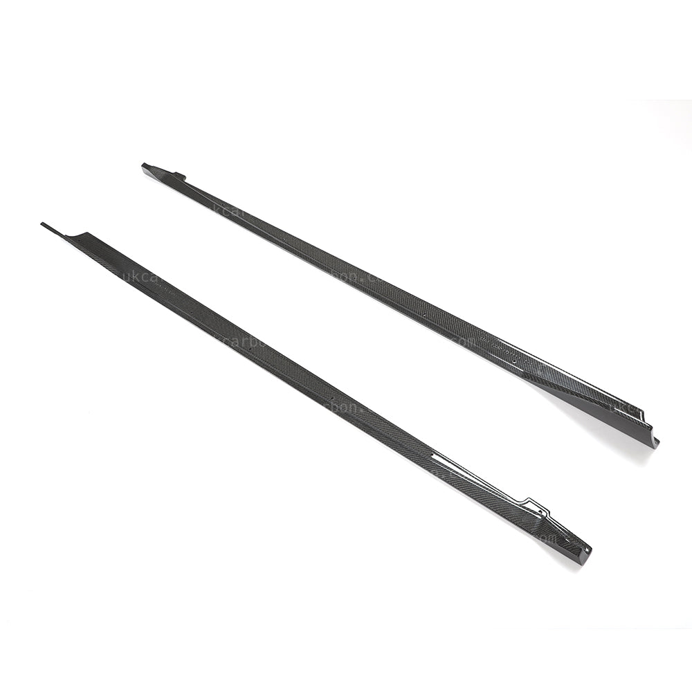 Toyota Supra Side Skirts Carbon Fibre A90 2019+ Extension Lip Kit by UKCarbon