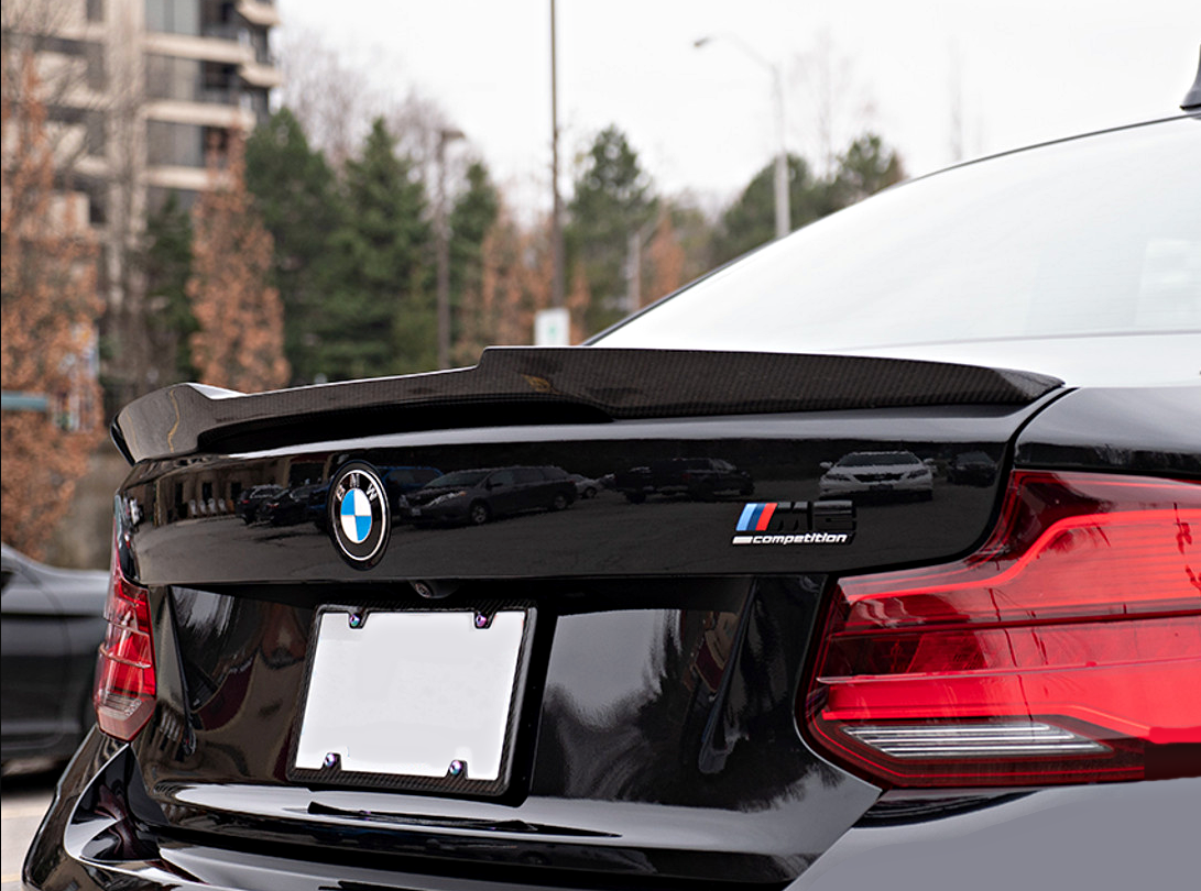 BMW M2 Carbon Spoiler M Performance M4 Style Boot Fibre F87 by UKCarbon