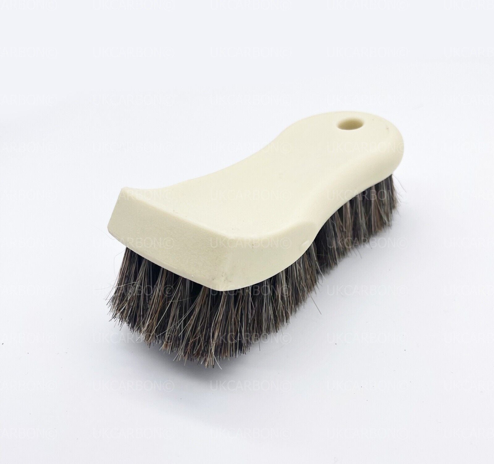 Leather Detailing Cleaning Brush Car Interior Furniture REAL Horse Hair Bristles - UKCarbon