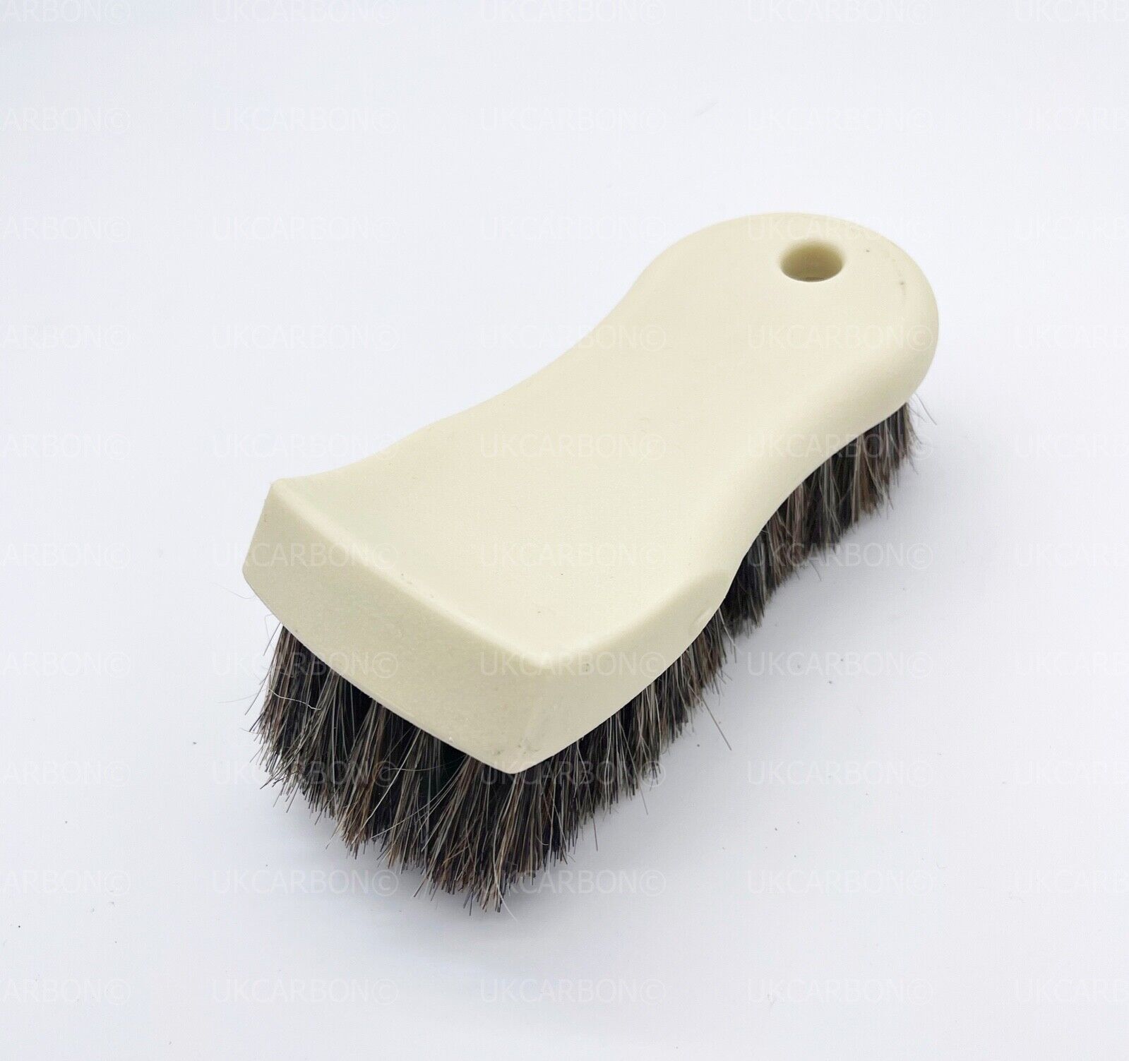 Leather Detailing Cleaning Brush Car Interior Furniture REAL Horse Hair Bristles - UKCarbon