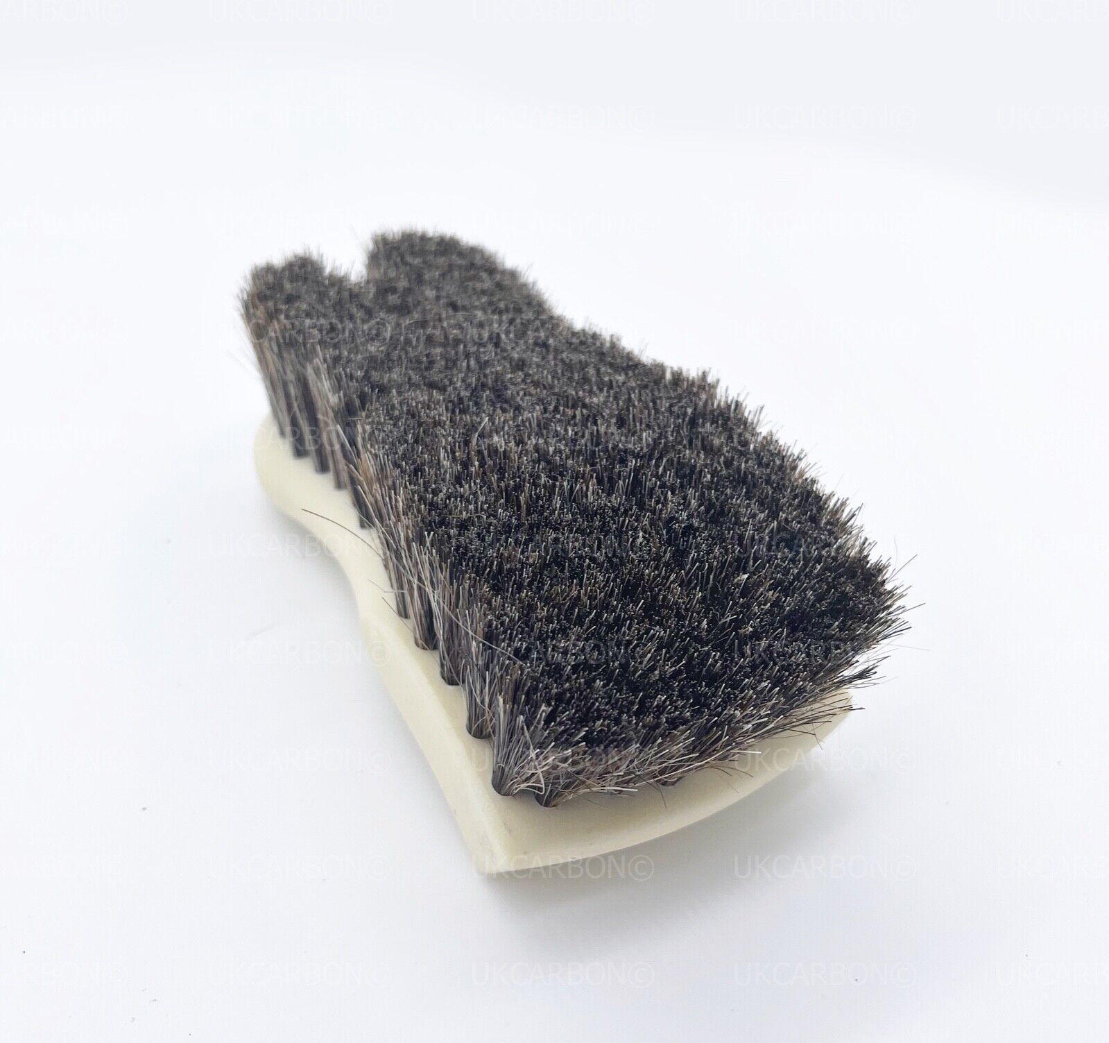 Leather Detailing Cleaning Brush Car Interior Furniture REAL Horse Hair Bristles - UKCarbon