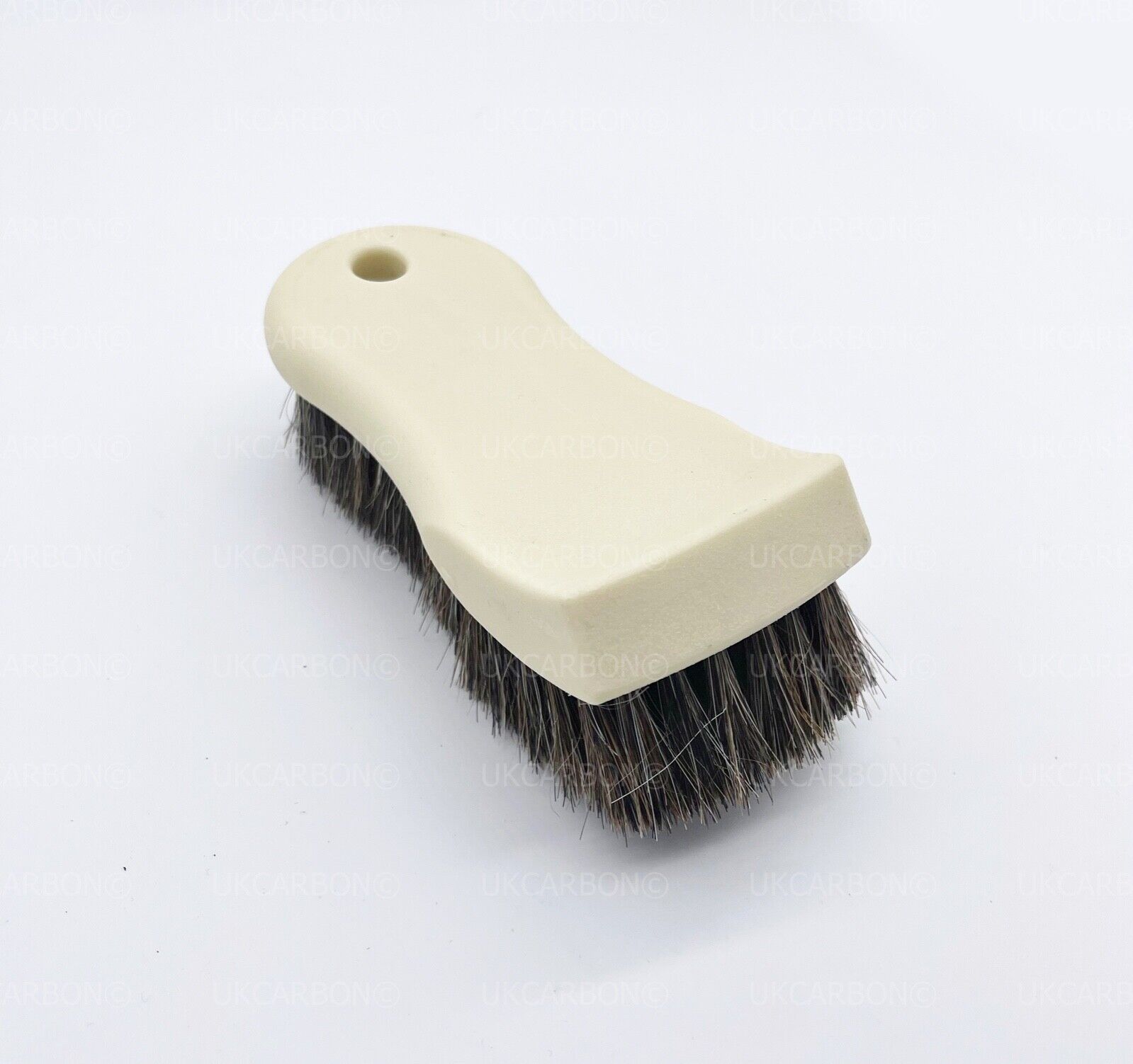 Leather Detailing Cleaning Brush Car Interior Furniture REAL Horse Hair Bristles - UKCarbon