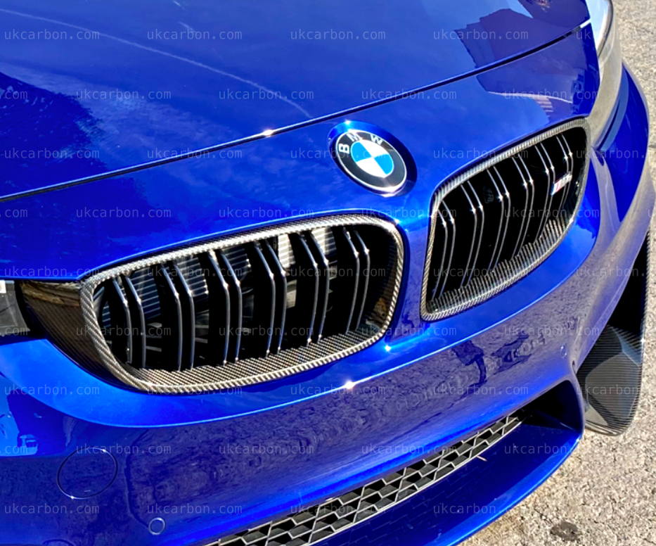 BMW M3 M4 Carbon Kidney Grille Replacement M Performance F80 F82 by UKCarbon