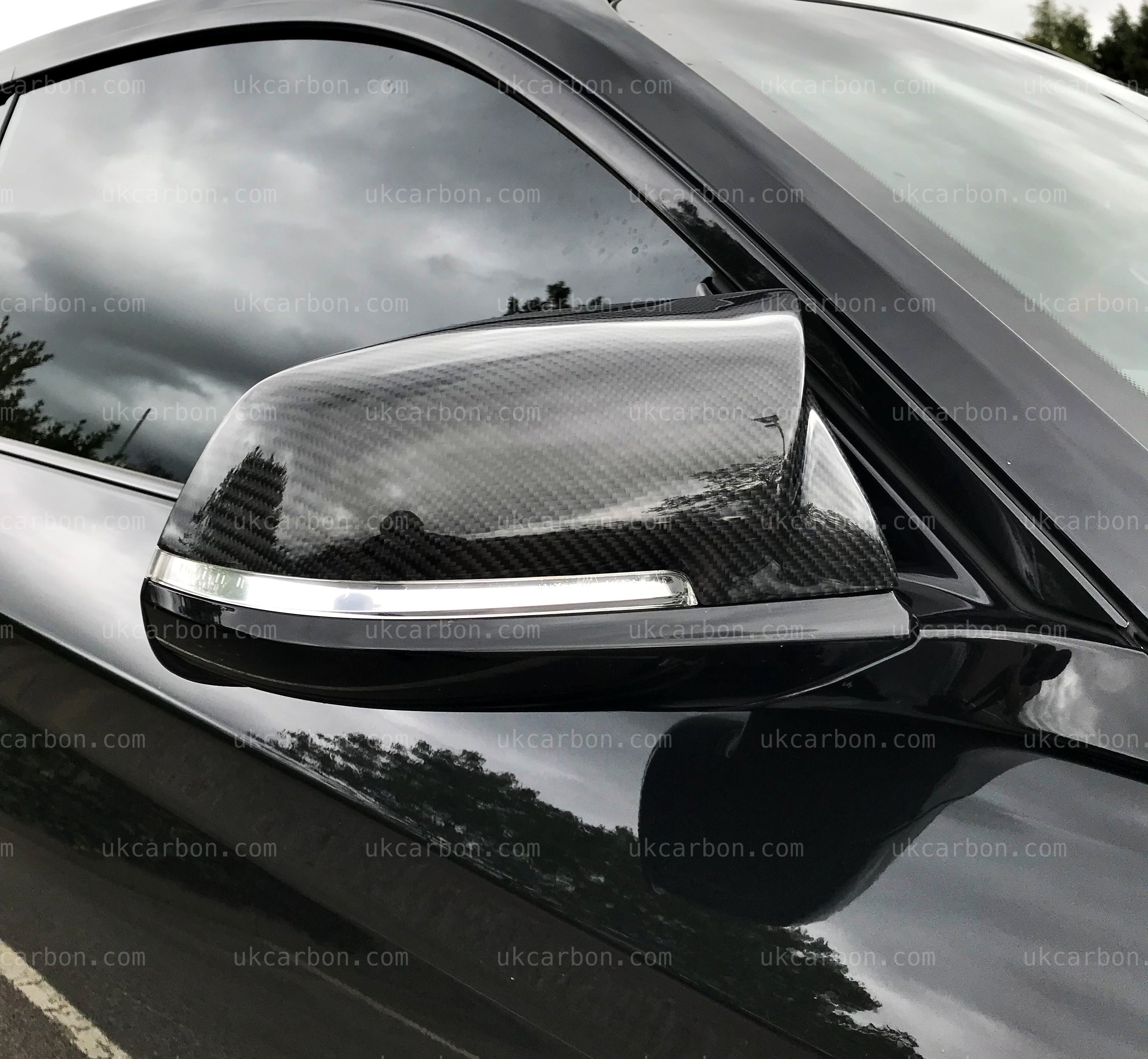 BMW 3 Series Carbon M Style Wing Mirror Cover M Performance F30 F31 by UKCarbon