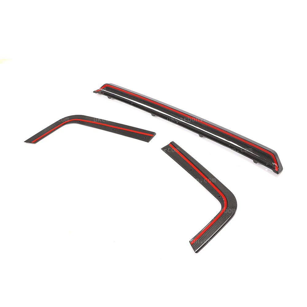 Volkswagen T6 Multivan Van Carbon Fibre Rear Bumper Diffuser Kit by UKCarbon