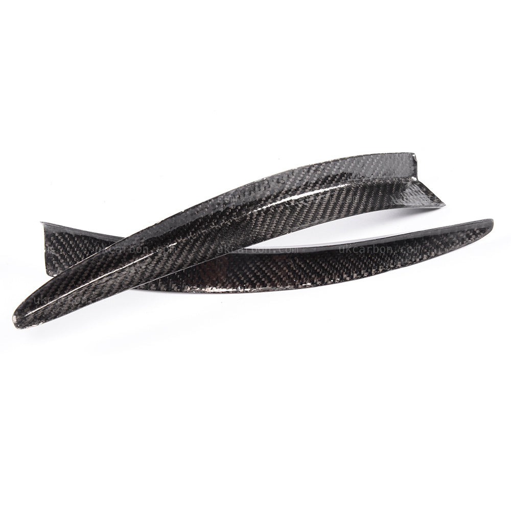 BMW M3 M4 Carbon Fibre Bumper Canards Insert Splitter F80 F82 F83 by UKCarbon