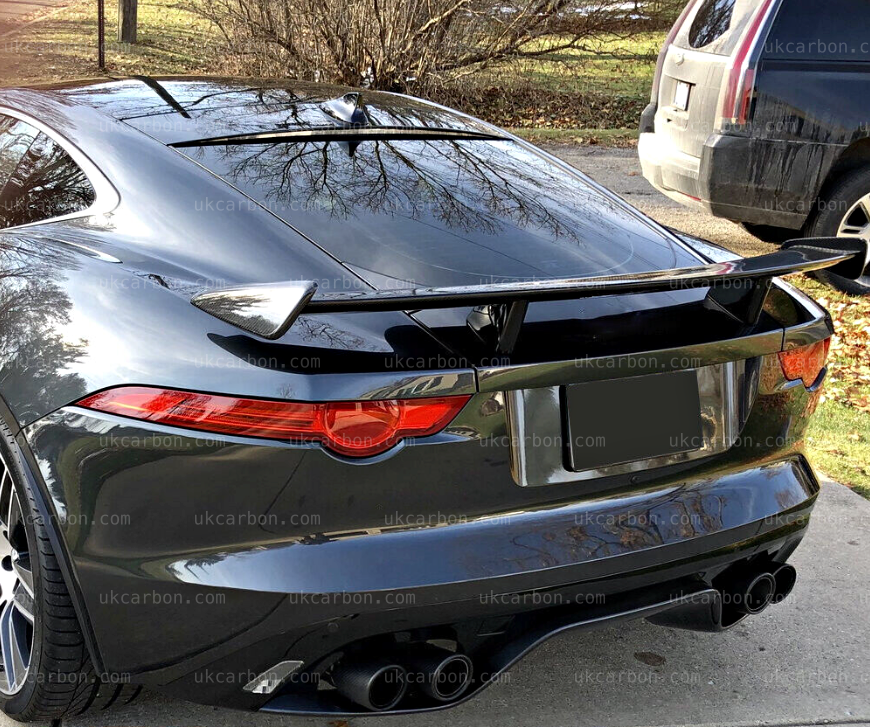 Jaguar F Type Spoiler Carbon Fibre SVR Style Rear Boot 2014 - 2019 by UKCarbon