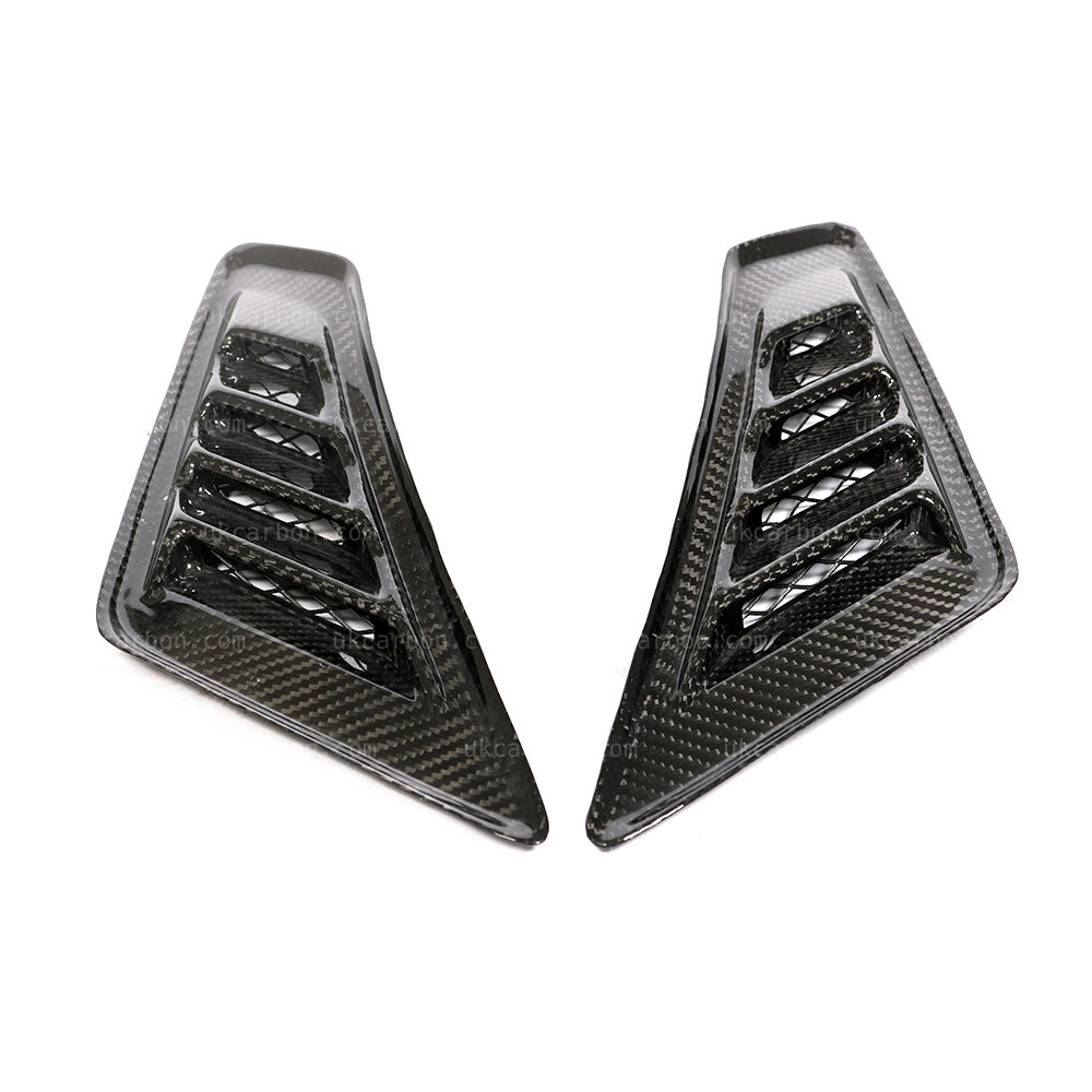 HONDA CIVIC TYPE R Carbon Fibre Fender Vents Grille Cover Trim FK2 by UKCarbon
