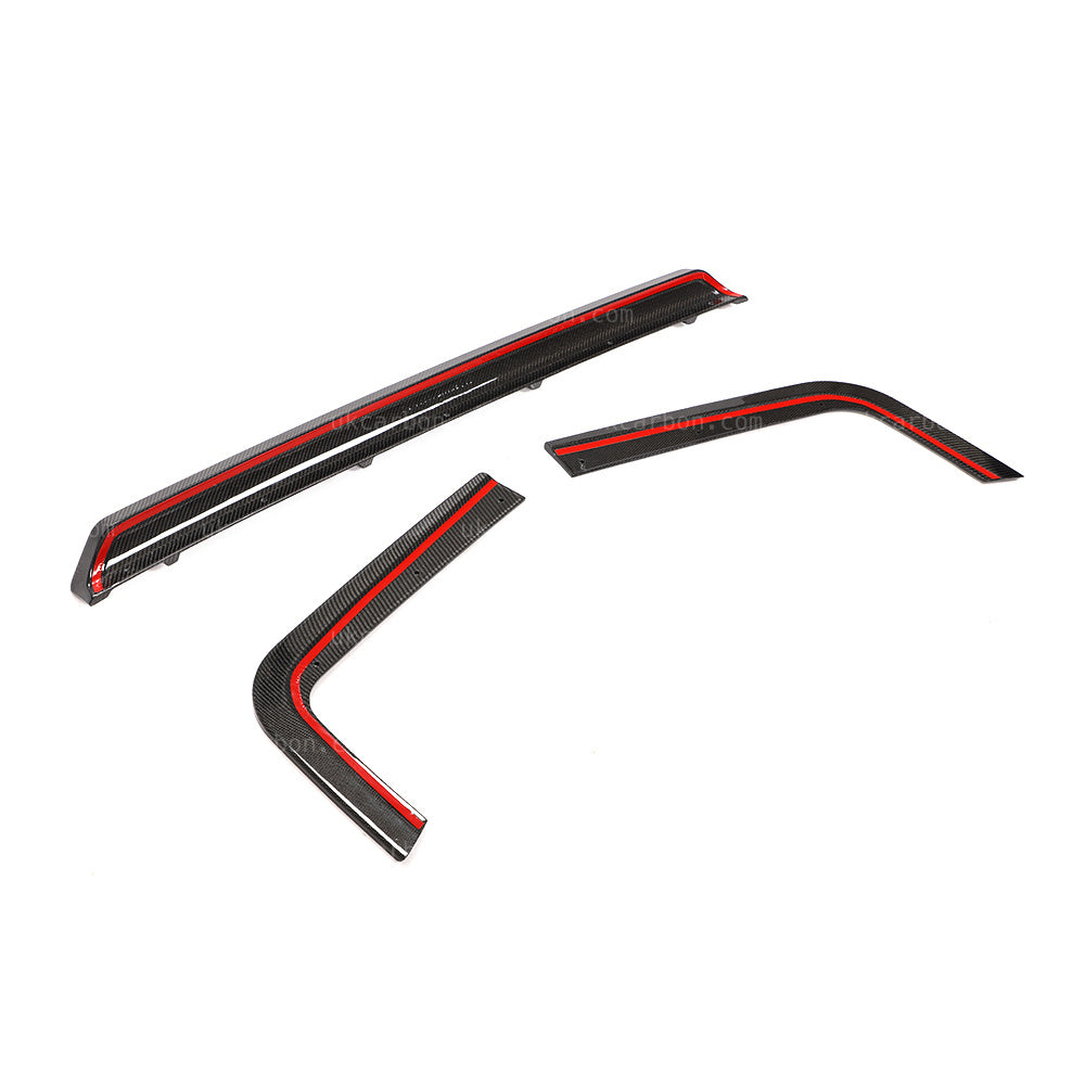 Volkswagen T6 Multivan Van Carbon Fibre Rear Bumper Diffuser Kit by UKCarbon