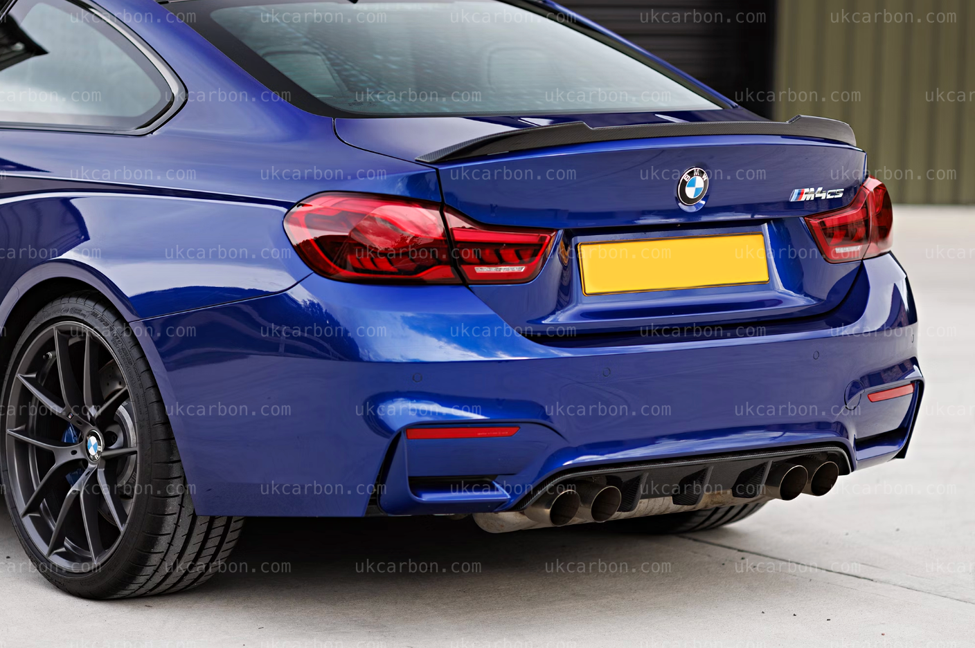 BMW M3 M4 Carbon Diffuser OEM Style M Performance Kit F80 F82 F83 by UKCarbon