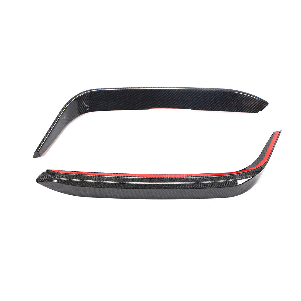 Alfa Romeo Giulia Carbon Fibre Canards Insert by UKCarbon