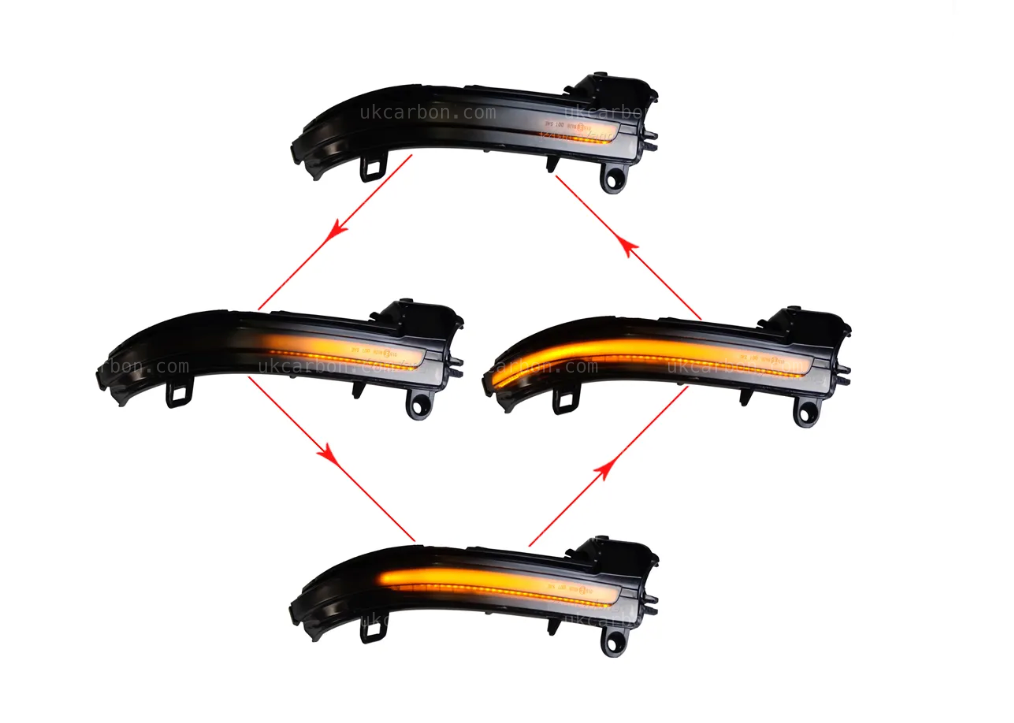 BMW 3 Series Indicator Dynamic Sweeping Wing Mirror LED Upgrade F30 by UKCarbon