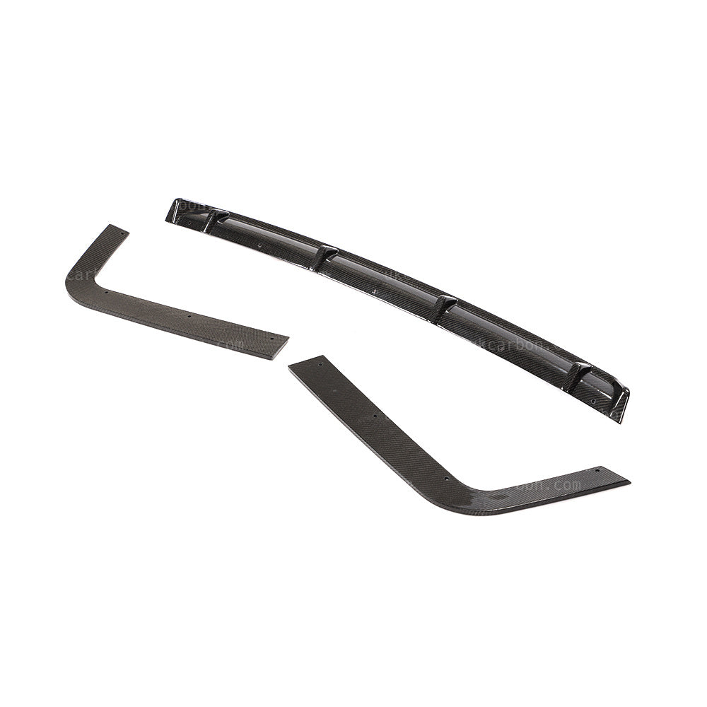 Volkswagen T6 Multivan Van Carbon Fibre Rear Bumper Diffuser Kit by UKCarbon