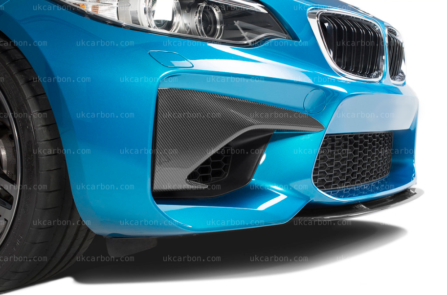 BMW M2 Carbon Splitter Trim Insert M Performance Body Kit Front F87 by UKCarbon