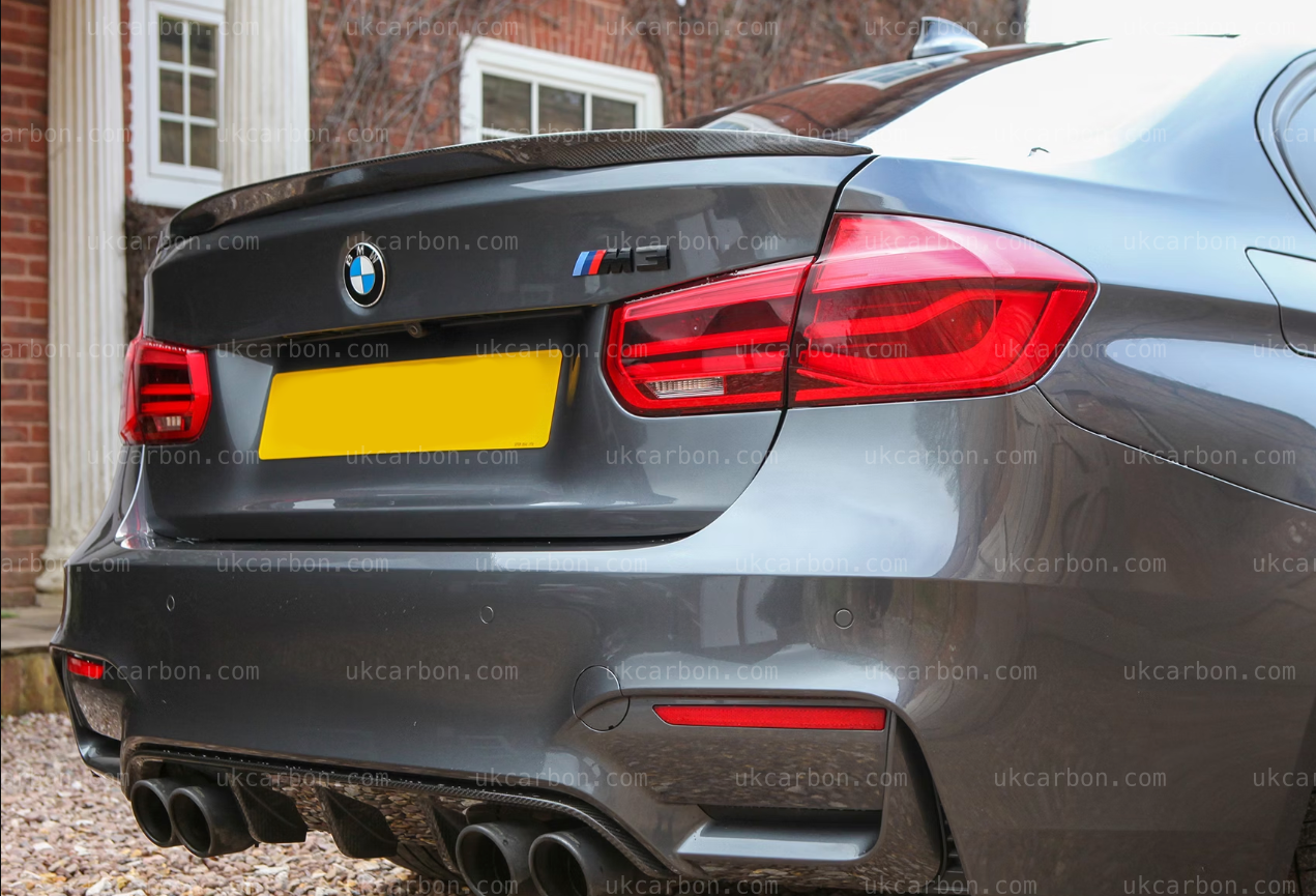 BMW M3 Carbon Spoiler M Performance Rear Boot Fibre F80 MP Kit by UKCarbon
