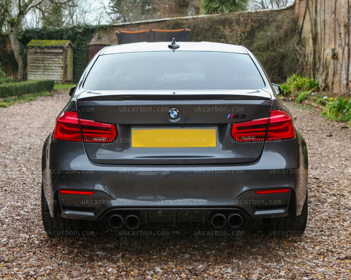 BMW M3 Carbon Spoiler M Performance Rear Boot Fibre F80 MP Kit by UKCarbon
