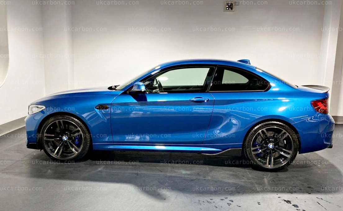 BMW F87 M2 Carbon M Performance Body Kit Splitter Blades Side Skirt by UKCarbon